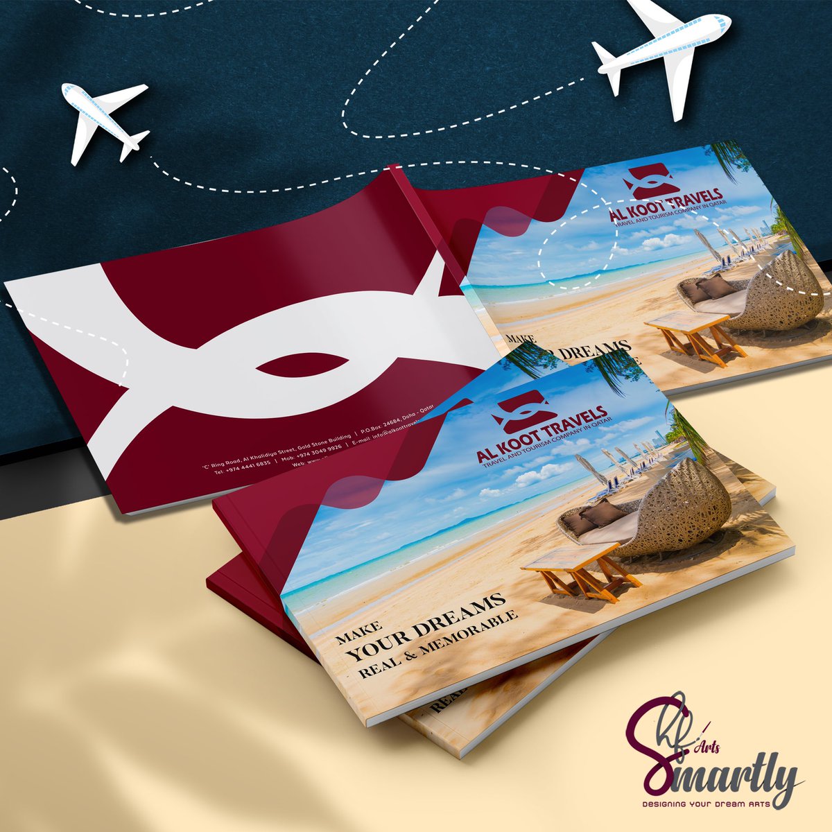 smartlyarts's tweet photo. ✍️ -  Al Koot Travels

Designing Your Dream Arts!..🖌️
.
Follow us @smartly_arts
.
📧 smartly.art@yahoo.com
.
#graphicdesign #design #art #creative #illustrations #typography #branding #packaging #socialmedia #brandidentity #backdrops #rollupstand #signage #posters #postcards https://t.co/EZVkJSQkx4