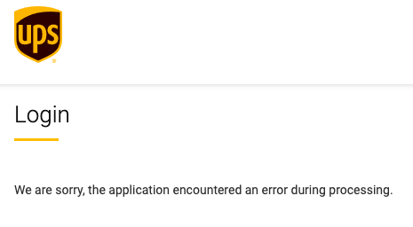nate_steffan's tweet photo. @UPS getting an error trying to login and reset my password. https://t.co/LHYQKKDIMW