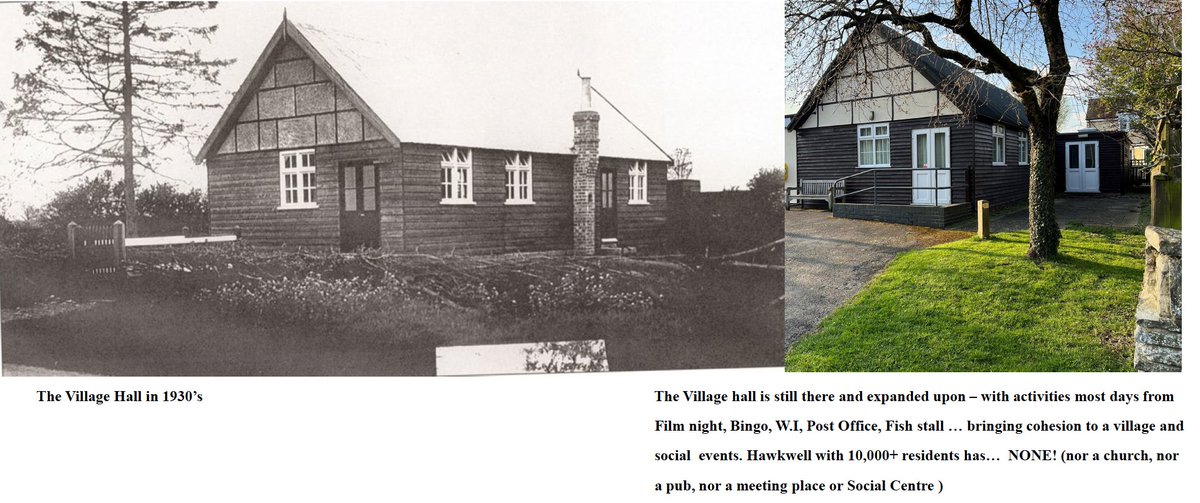 HawkwellVillage's tweet photo. 4 Days to Object

Bucknell's Village Hall - the heart of a community

What will HawkHell have? 

Nothing

No church, no community centre, no meeting place and  seriously, in an Oxfordshire "Village" - not even a pub 

#HawkHell #HawkSprawl #StopHawkwell

https://t.co/QpPIvjmjI7 https://t.co/1QkXDNvJfx