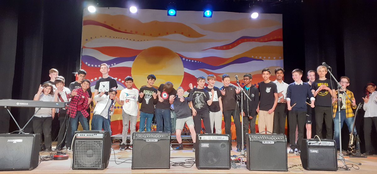 Great performances from all the boys this evening. We'll done everyone. Can't wait for the next Rush Hour Rock! next term...