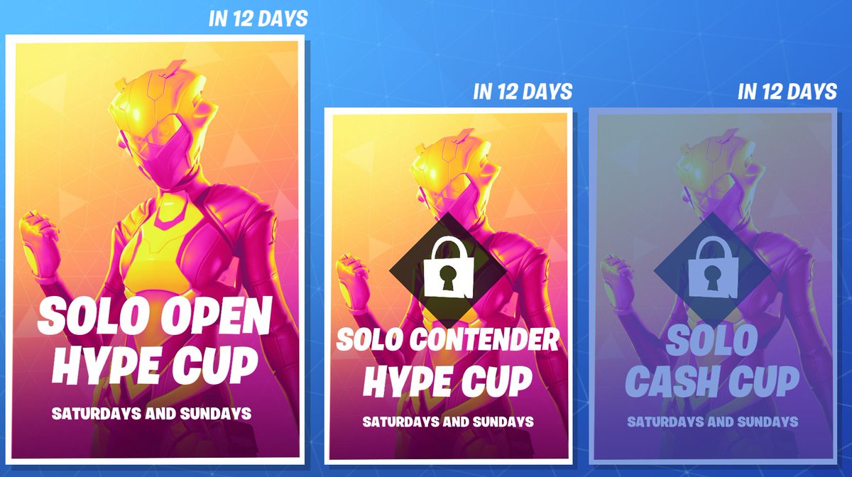 AussieAntics's tweet photo. CASH CUPS IN COMPETE TAB

Duos starts in 7 days. 

Solos starts in 12 days.

Assuming this means Pre-Season will end in tonights update.

LET'S GOOOOOO! https://t.co/CSRnb4bUxm