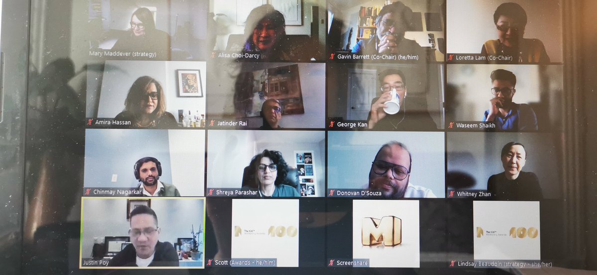 So exciting to meet the rest of the jury of the centennial Multicultural Marketing Awards. <a href="/StrategyOnline/">Strategy</a>  #DiversityandInclusion