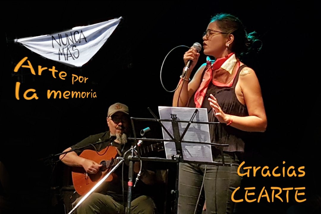 ormorobass's tweet photo. Gracias #CeArTe Trenque Lauquen por convocarnos. #ArtePorLaMEMORIA #MemoriaVerdadYJusticia https://t.co/kNd4Tn0ysL