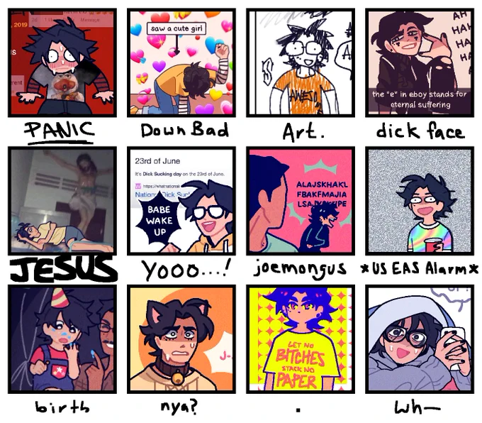 the many ways I've drawn One Guy 