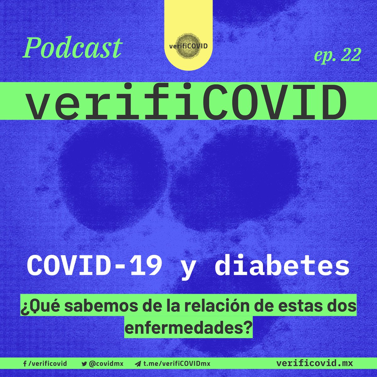 covidmx's tweet photo. ¿Sabías que las personas que tuvieron #COVID_19 están en mayor riesgo de desarrollar diabetes?

Te contamos qué sabemos de la relación en el nuevo episodio de nuestro podcast 🎧 ⤵️
https://t.co/VLaipPnoGB https://t.co/RbeaGf8vJv