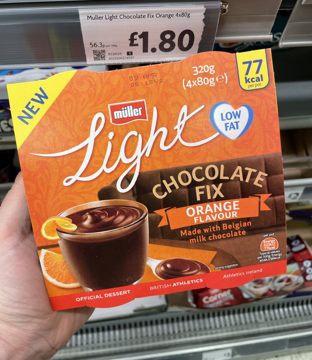 All_Things_New_'s tweet photo. Müller Light Chocolate Orange Fix! 🍫🍊 At Morrisons @Morrisons #muller #mullerlight #chocolatefix #chocolate #orange #dessert #pudding #wellthisisnew https://t.co/dtSaY0OGr6