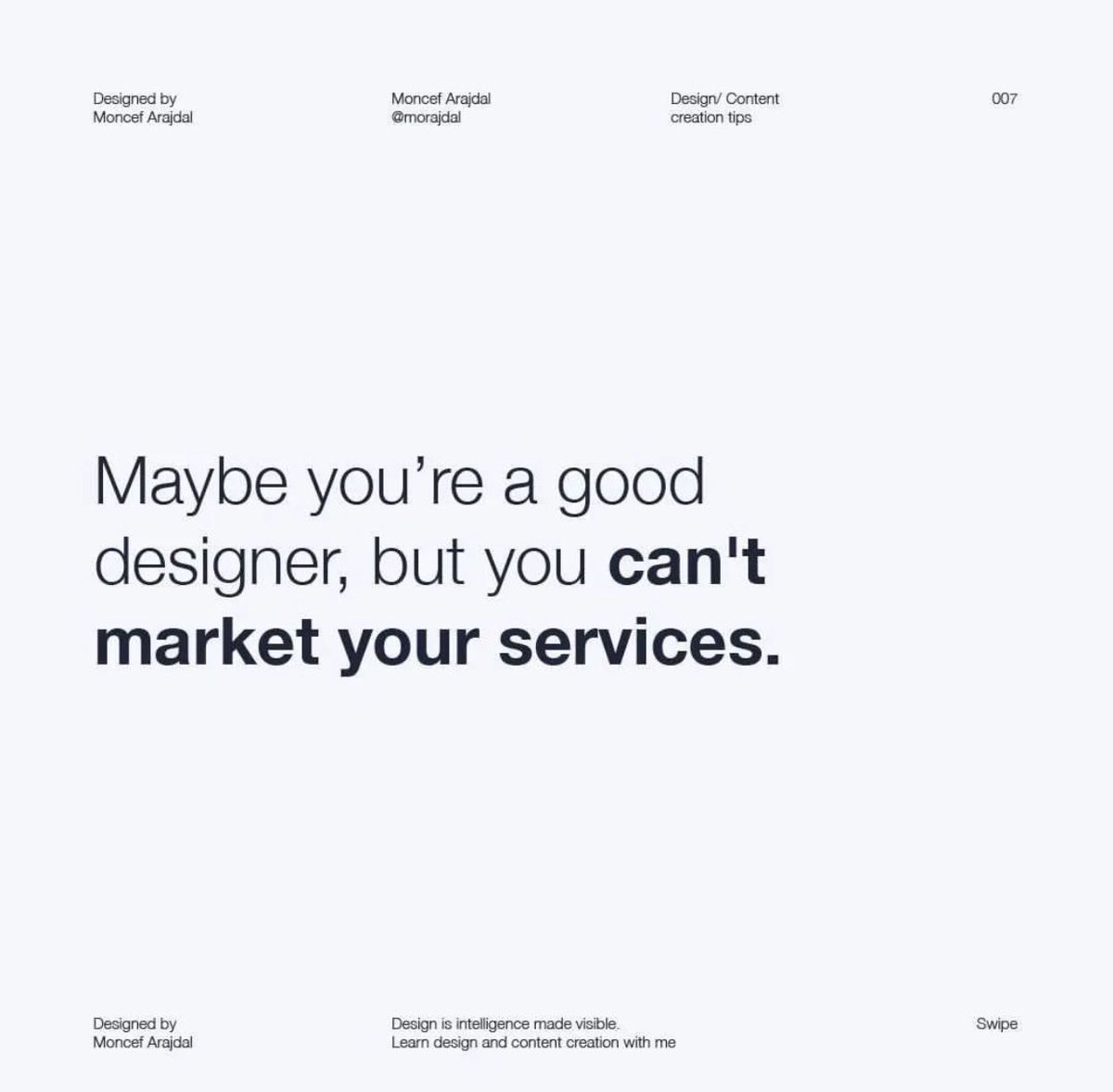 kendrickmsodok1's tweet photo. Kama unahitaji kuwa Professional Graphic Designer, jifunze na skills nyingine kama:
🔘Marketing skills
🔘Sales
🔘Copywriting
🔘Negotiations Skills
🔘Time Management
🔘Content Creation
Kazi yako ni Designer lakini hizi zina support kazi yako 100%
#LifeOfDesigner https://t.co/mQzto1XBBR