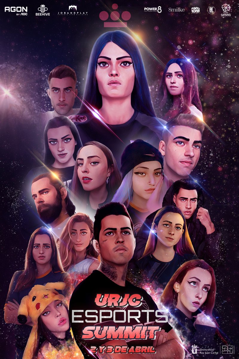 Estas son las estrellas que nos van a acompañar durante todo el URJC eSports Summit!! 👀👀

Atrévete a vivir los esports, ¿te lo vas a perder?

Saca ya tus entradas gratis!

urjcesportssummit.carrd.co