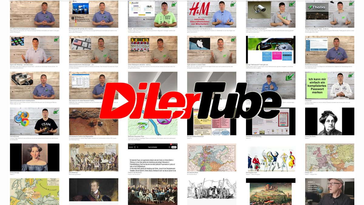 Wieder viele neue OER Lernvideos für die Schule unter Creative Commons Lizenz auf dilertube.de
