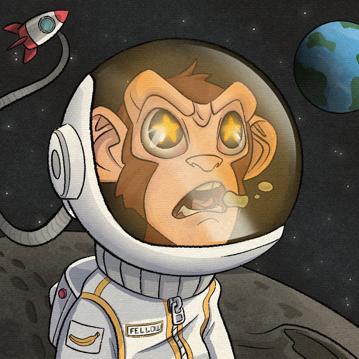 To the Moon or Jungle ? 👀🌑🌴🎋