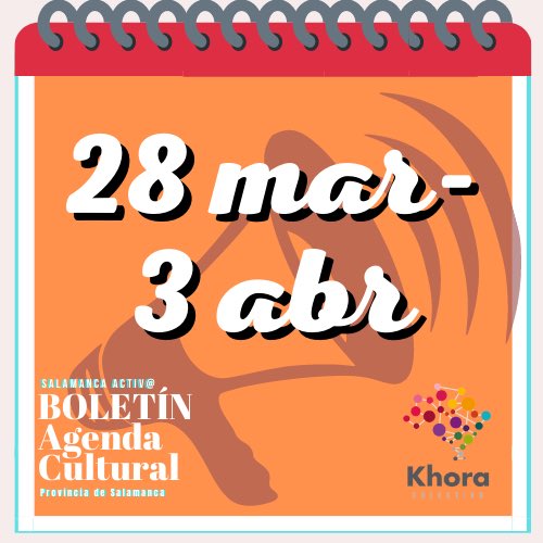 🎵La primavera ya llegó, ya llegó, ya llegó…🎶

📣Y con esta primavera trompetera brotan las flores🌻, llegan los soles ☀️y las actividades a nuestros pueblos llegan veloces🏃‍♂️!

📝No olvides tomar nota y dale al Play▶️!!
colectivokhora.es/boletin-cultur…