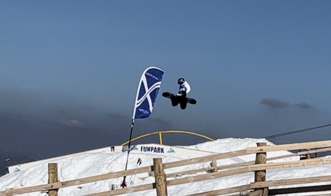 Congratulations to Tyler (S3) who won a gold medal at the weekend in the under 16’s Freestyle Snowboarding event which took place at the Nevis Range. 

What great action shots! 

We are delighted for you Tyler ✨💫