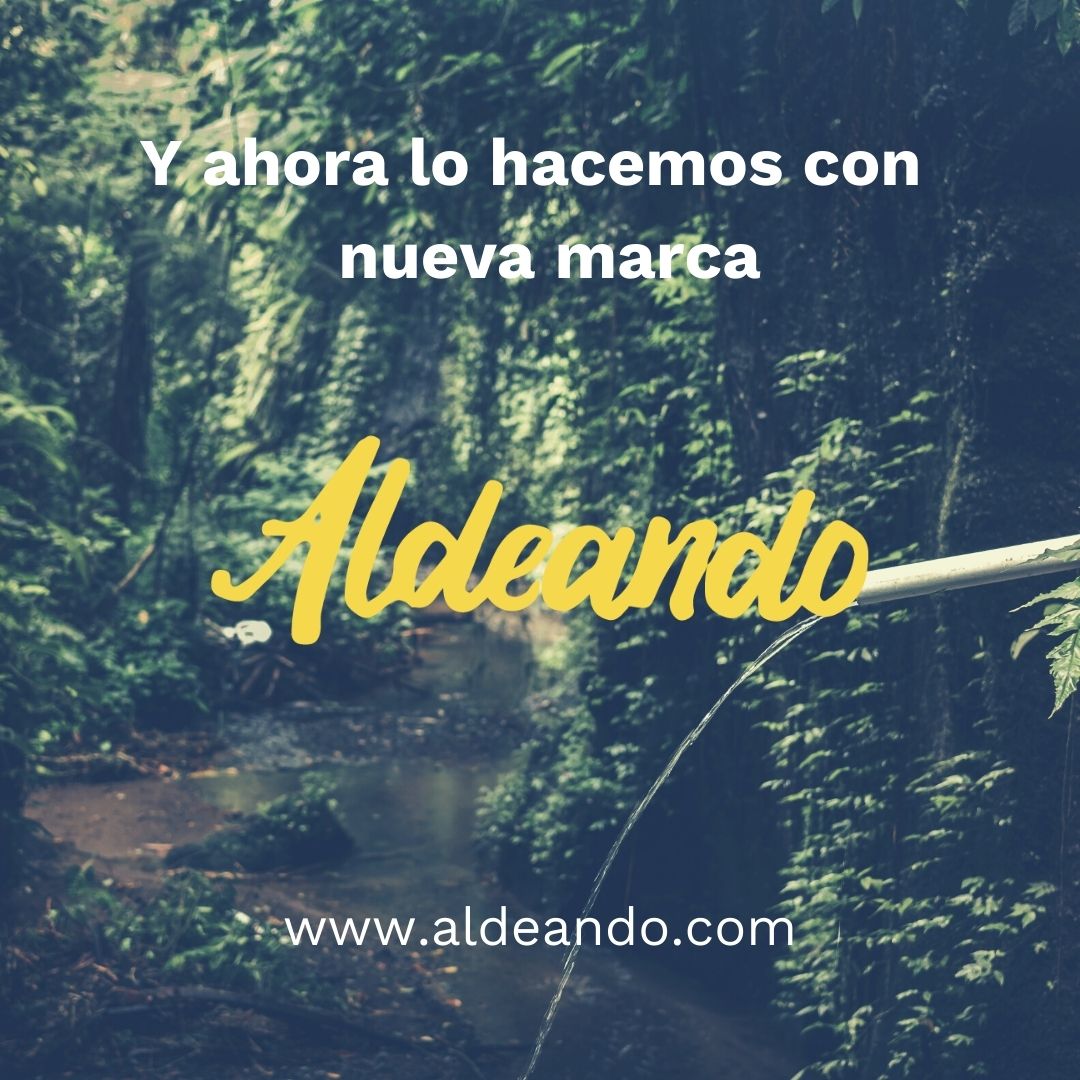 Como ya has podido observar...

💛 Apostamos por el medio rural.

Y ahora... con nueva marca

Te presentamos...

💛ALDEANDO💛

La nueva forma de conectar personas con la naturaleza.

#turismorural #ruralizate #escapadarural #aldeando