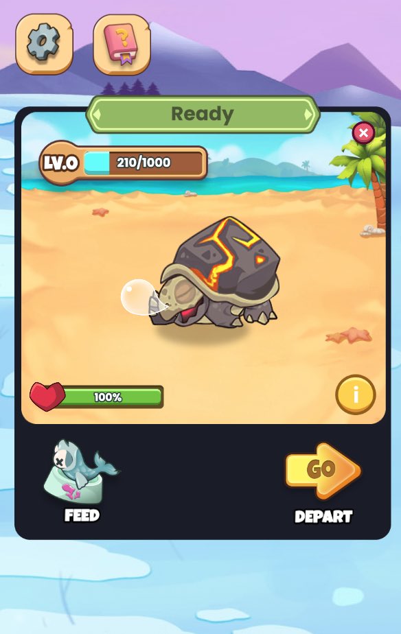 Plant vs Undead: My 1st rare egg hatches into an undead tortoise, keeps sleeping though… soooo kawaii! Seems like I should wait 48hr before sending it on expedition.

#pvu #plantvsundead #p2e #game
