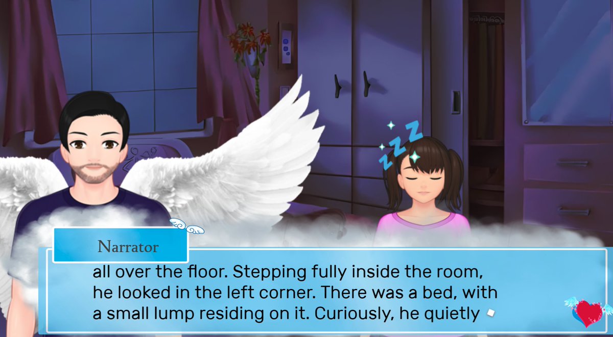 Demonic_kitteh's tweet photo. Preview 2: Screenshots! Get Ready, #Lucifans! For the FIRST EVER: LUCIFER GAME! A Visual novel, to be exact! Based off of my fanfic, "The last of the star makers." GET IT HERE: https://t.co/j311RfFtsZ #LuciferNetflix #lucifermorningstar #Lucifer #LuciferVisualnovel #Lucifergame https://t.co/hg1u7T2tER