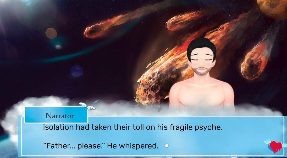 Demonic_kitteh's tweet photo. Preview 2: Screenshots! Get Ready, #Lucifans! For the FIRST EVER: LUCIFER GAME! A Visual novel, to be exact! Based off of my fanfic, "The last of the star makers." GET IT HERE: https://t.co/j311RfFtsZ #LuciferNetflix #lucifermorningstar #Lucifer #LuciferVisualnovel #Lucifergame https://t.co/hg1u7T2tER