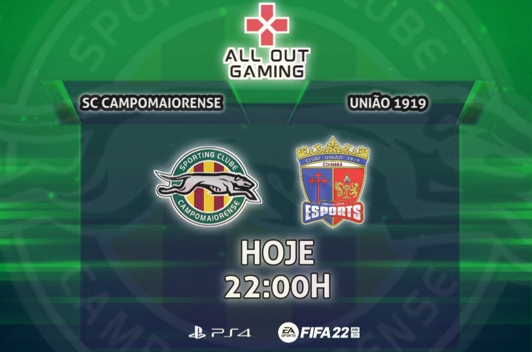 Hoje iremos disputar 1 dos jogos do grupo de play off na liga All Out Gaming , a passagem dará a passagem para a 1°Liga desta edição da All Out Gaming 
Vamos com tudo galgos !
#FIFA22
#PROCLUBS
#SOMOSGALGOS💚
