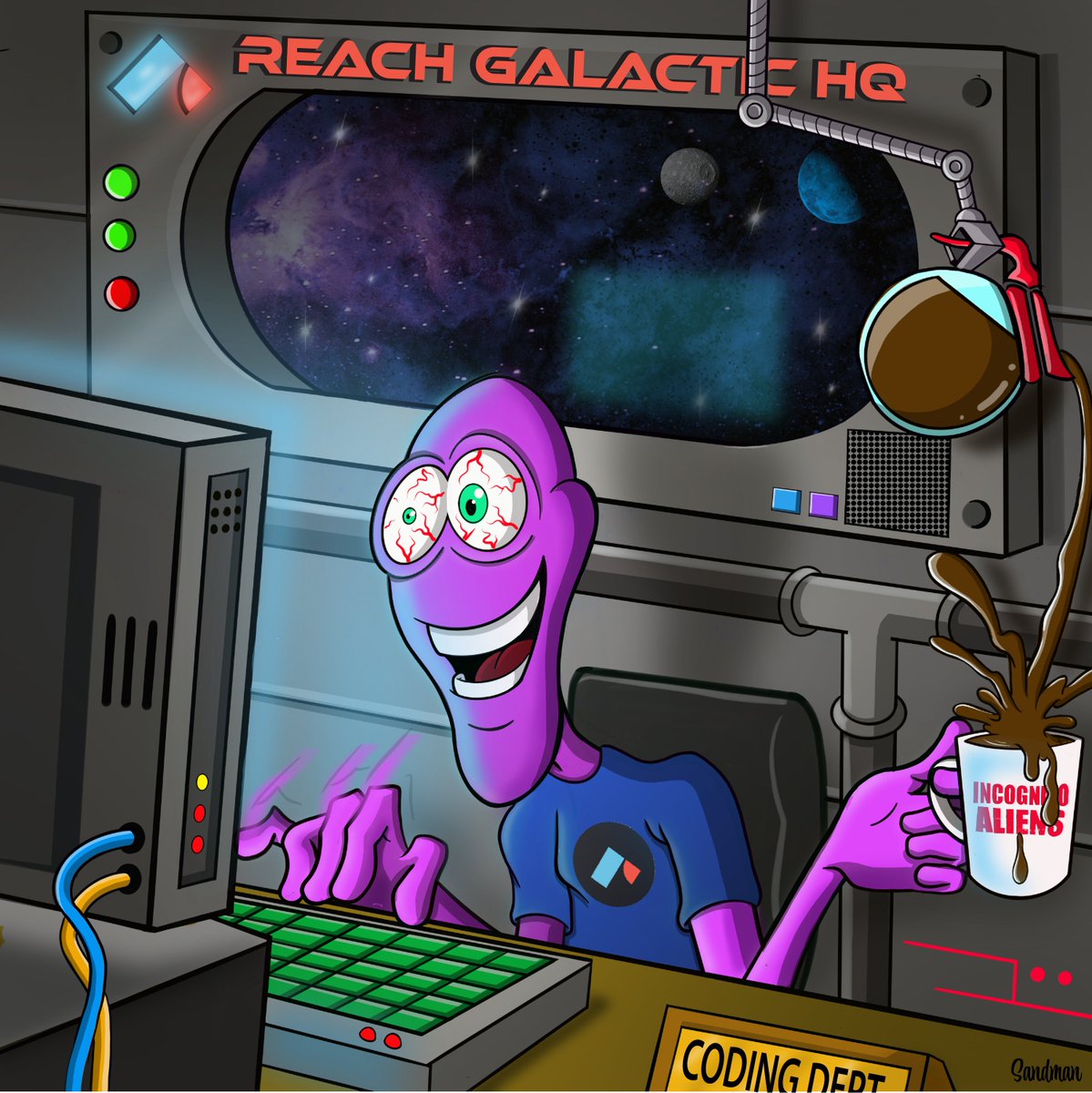 Also do custom pieces and illustrate collections, message me if you need any work done. We're fundraising for the truck! :)
#nfts #nftcommunity #nftart