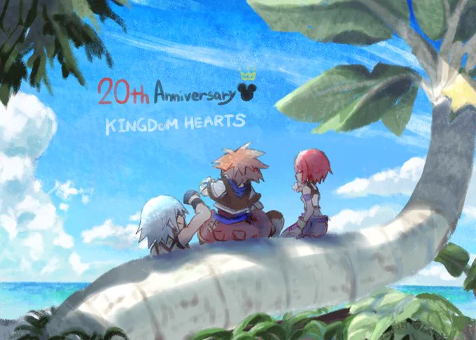 ありふれたいつもの日常。
遅れましたがKH20周年おめでとうございます!
#KingdomHearts 
#キングダムハーツ20周年
#KH20th 