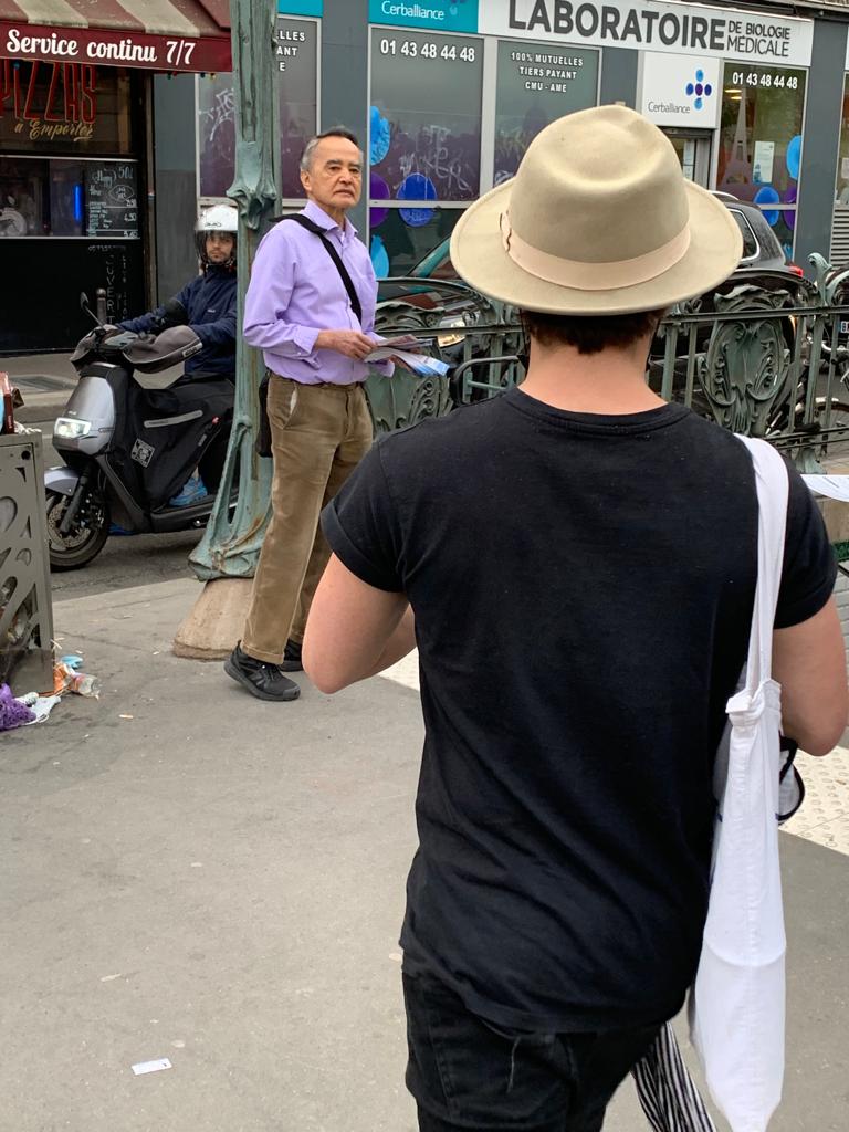 JCMartin75011's tweet photo. L'équipe de #Paris11 toujours mobilisée ce soir au métro #Avron pour notre candidate #Presidentielle2022 @vpecresse #Pecresse2022 et ma candidature #legislatives2022 #Circo7506 https://t.co/3Hd1onX6VV