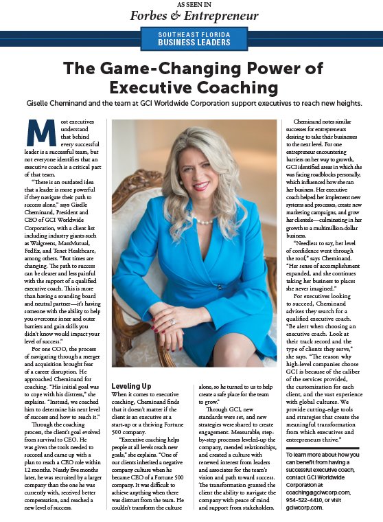 EWLCMovement's tweet photo. Our President &amp; CEO Giselle Cheminand @gisellegci15  Was featured in both @Forbes  &amp; @Entrepreneur  Magazines this month!  Click here to learn more about her many accomplishments as an Executive Coach and business leader:   #LeadershipMatters 
https://t.co/tj0tcmQzlM https://t.co/p3FXD5WRHe