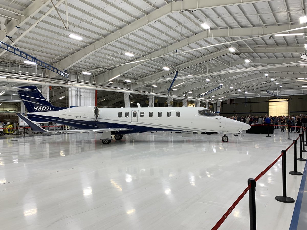 Here at Bombardier in #wichita (KICT) for delivery of the final Learjet. Story to come later <a href="/AINonline/">Aviation International News</a> <a href="/bombardierjets/">Bombardier Jets</a>