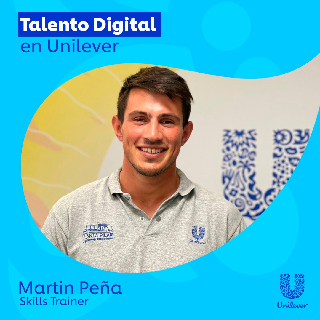 UnileverTalent's tweet photo. 😀Conoce a Martin Peña, Skills Trainer para #UnileverArgentina.✨Para él trabajar en #Digital de Unilever es tener la oportunidad de innovar constantemente, para vivir las trasformaciones que demanda la empresa a favor de los colaboradores y el planeta. #TalentoDigital #Unilever https://t.co/EDKwv4UKqn