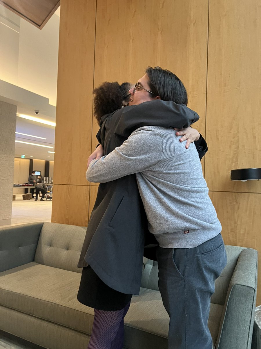 As someone who is an advocate of F2F conferences. This is my #why there needs to $$ for travel for #scholars! Relationships matters @educatordeb <a href="/SarahJFick/">Dr. Sarah J Fick</a> are just a few #narst2022 #academia