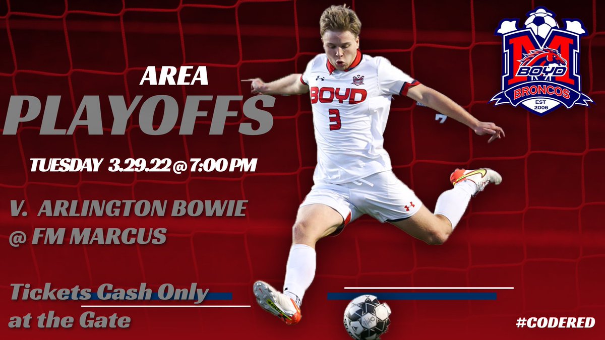 Congrats to our very own <a href="/Woodruff03/">Austin</a> hitting the Game Winning PK last week to push <a href="/BoydSoccerR2L/">MBHS Bronco Boys Soccer</a> to the 2nd round of the playoffs. Check out that form #KICKNATION
keep that victory train rollin...