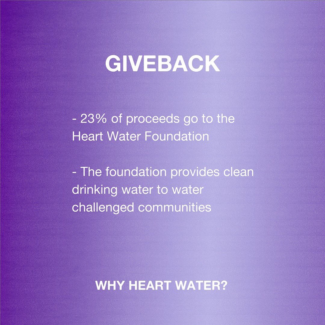 The why behind Heart Water #drinktheweather