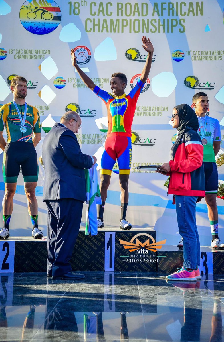 henokmulubrhan's tweet photo. Am super happy to be an African champion 2022@africanchampion https://t.co/NBbDB82DXq