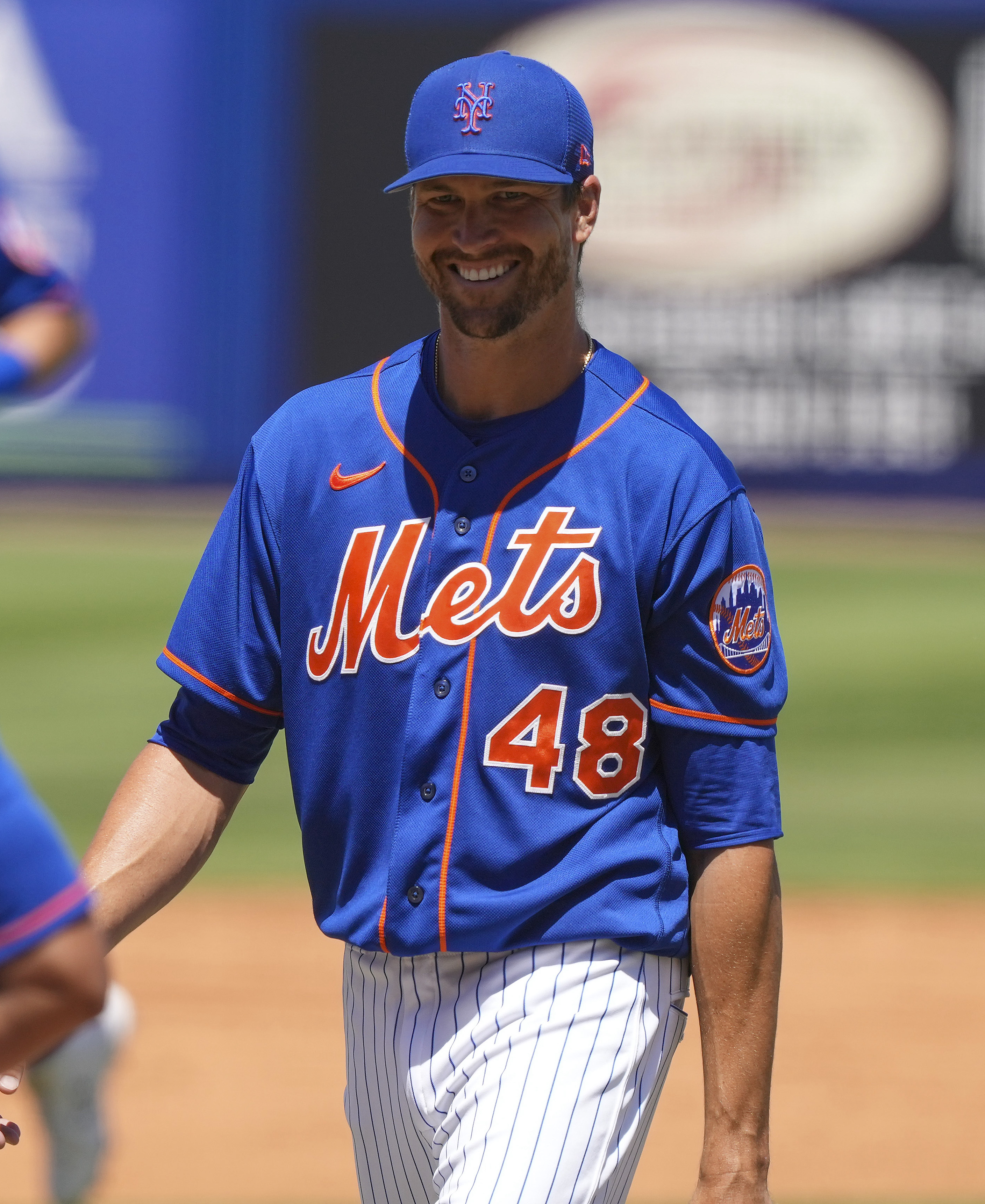 uniform mets blue jersey