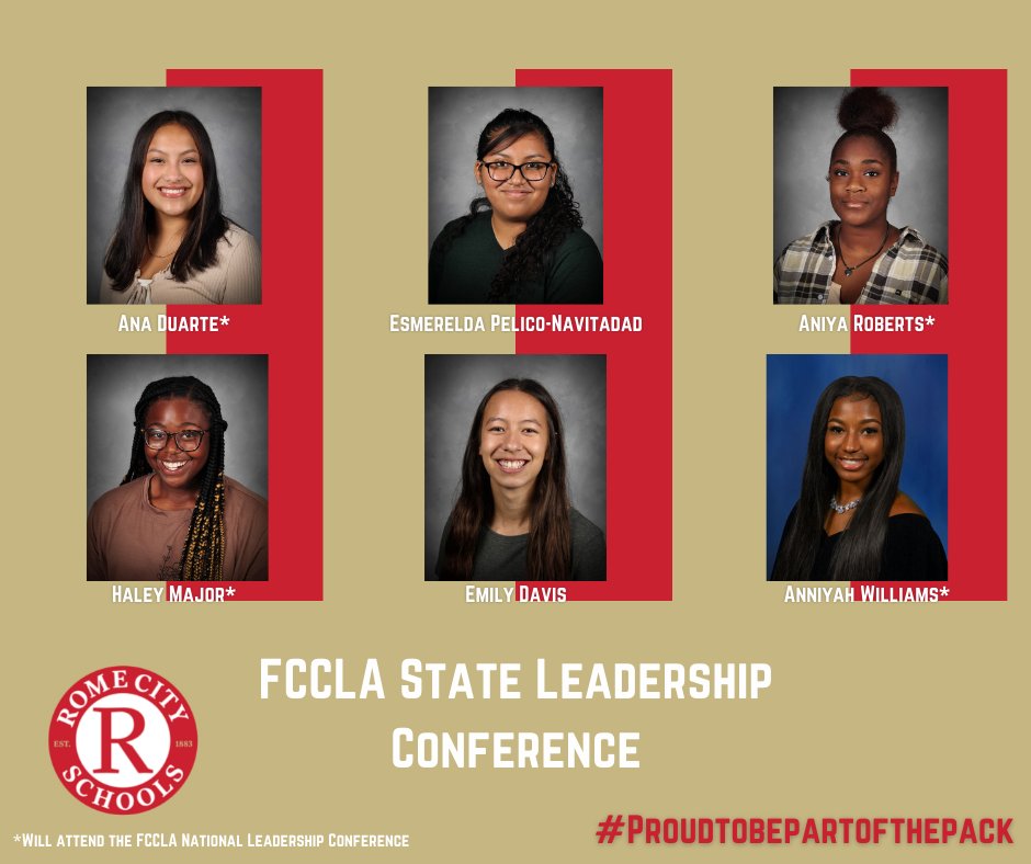 RomeCitySchools on Twitter "FCCLA State Leadership Conference https