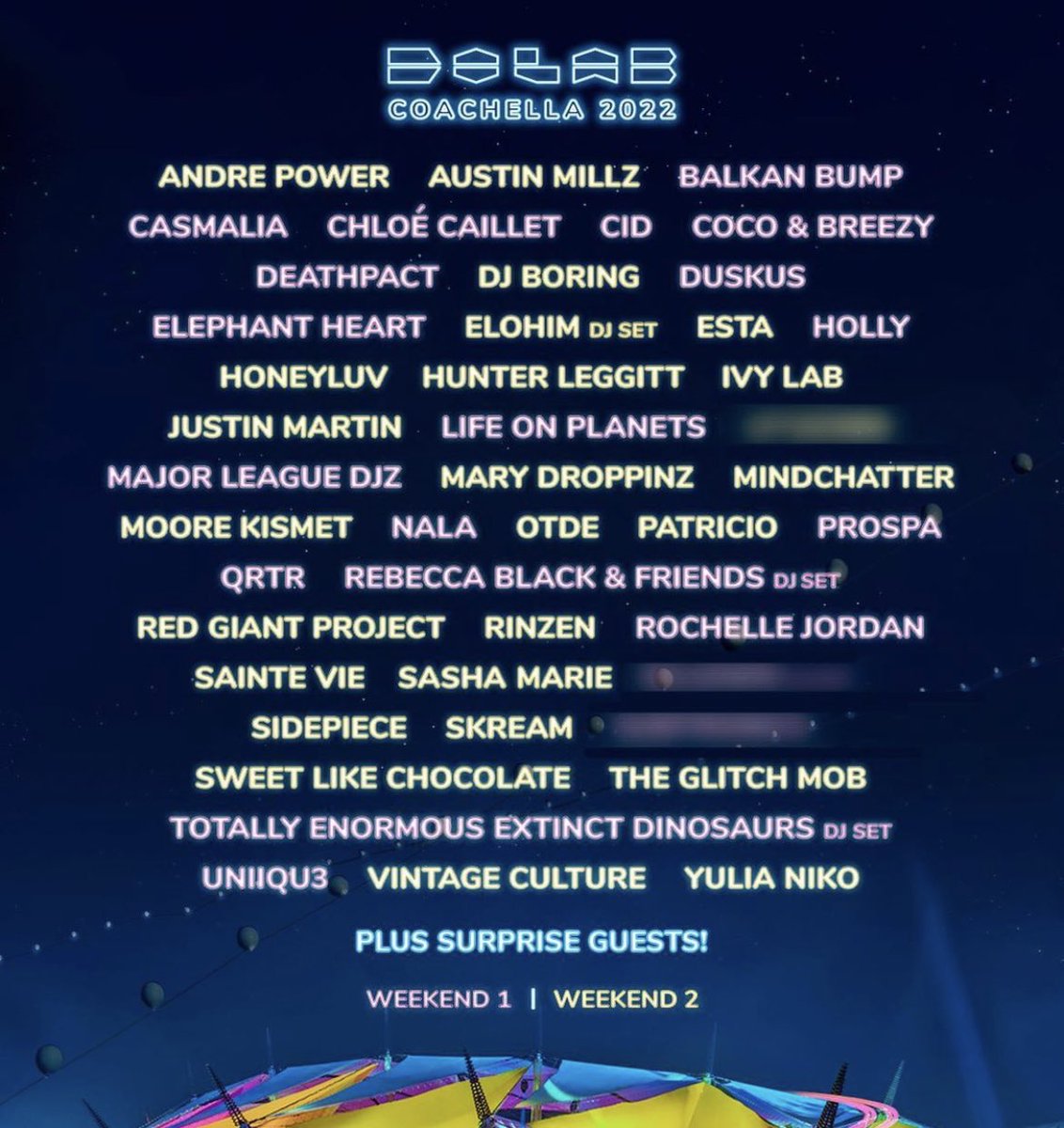 I’m playing Coachella y’all 🥲