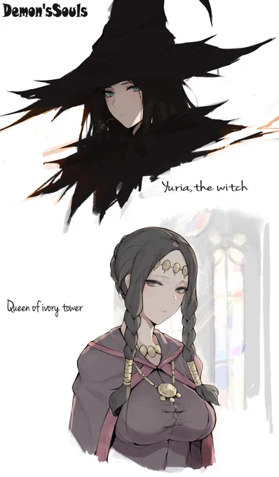 Demon's Souls #恶魔之魂 #デモンズソウル #魔女ユーリア #極上の乳 #女の子  