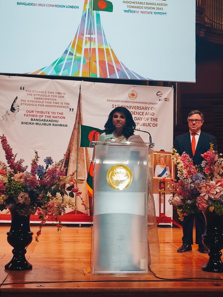 Happy Bangladesh Independence day. 
Today the CTO had the pleasure of celebrating 51 years of independence with her Excellency Saida Muna Tasneem.