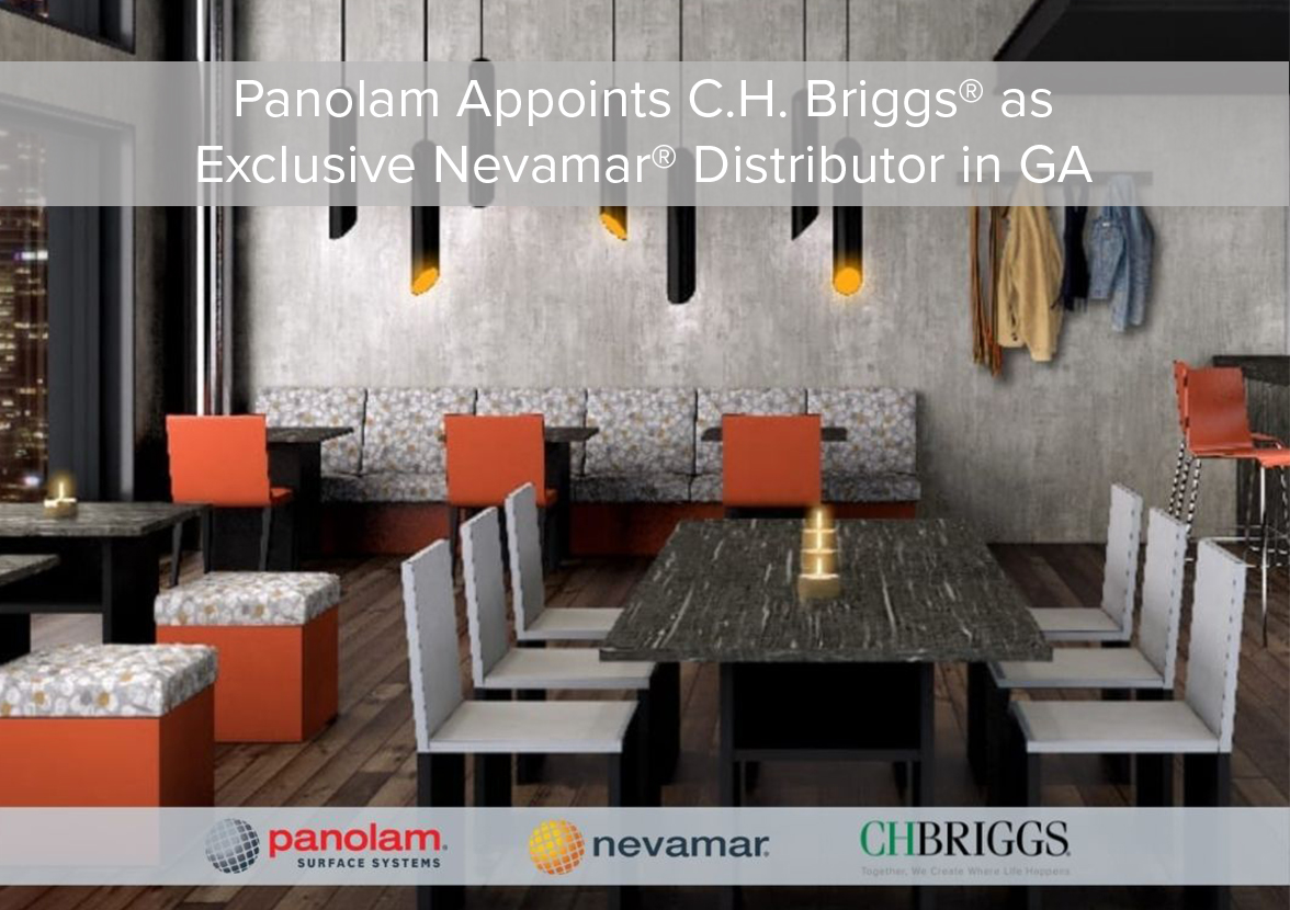 CHBriggsCo's tweet photo. We are thrilled to announce that @panolam has appointed C.H. Briggs® as exclusive #distributor for Nevamar® laminate to the #Georgia market. Full Announcement: https://t.co/FCL3xGsDwM #laminate #nevamar #GA #desiger #fabricator #new #BusinessNews #chbriggs https://t.co/E6WEcXPpKJ