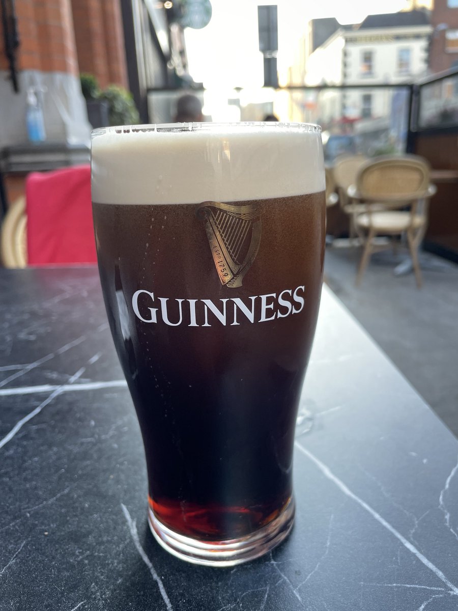 WhiteMicheline's tweet photo. I’ve arrived in Dublin for #RSA2022 with two goals: to give a paper on the Book of Common Prayer and to drink Guinness with friends. A few minutes ago I peeked into a display case and saw Benjamin Guinness’s BCP.  this is too much! https://t.co/XPJitKEfrb