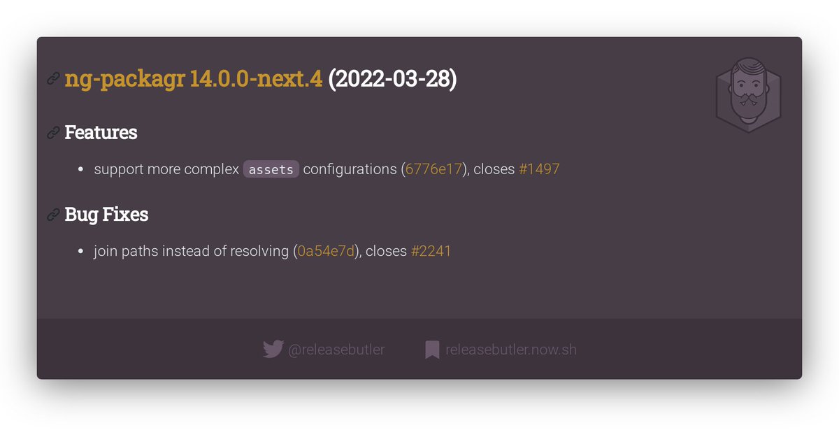 releasebutler's tweet image. 🔥 New ng-packagr Release 🚀
  
📦 v14.0.0-next.4 
🤷 OTHER RELEASE

🏷️ #ngpackagr #angular #angular-library #typescript #library #release #changelog #releasebutler

🔗 github.com/dherges/ng-pac…