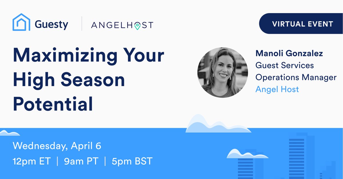 📣If you’re looking to step-up your guest service game, join our Guest Service Expert at @guesty's webinar where she'll be revealing how to create the perfect workflow to ace guest communication.📱

📅 Save your spot by clicking on the link below:
lnkd.in/gJ5JmUKs