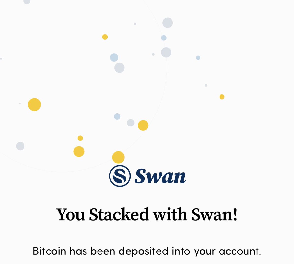 It’s always a good time for this <a href="/SwanBitcoin/">Swan Bitcoin Client Services</a>
