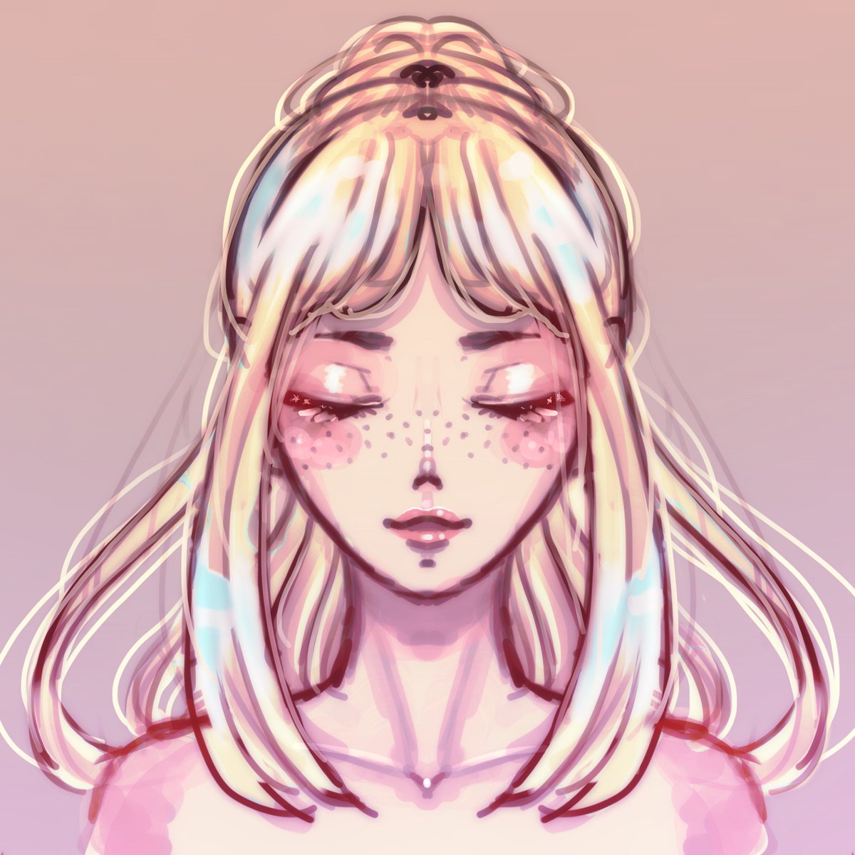 IMeiLynn's tweet photo. [Sketchy test]
~Wanted to try this effect, hope you like!

OC: Ai

Graphic tablet: #ipadpro 
Program: #Procreate5 
___
#sketch #originalcharacter #artist #illustration #drawing #art #digitalart #procreate #procreateart https://t.co/KKJ2Z4UQNB