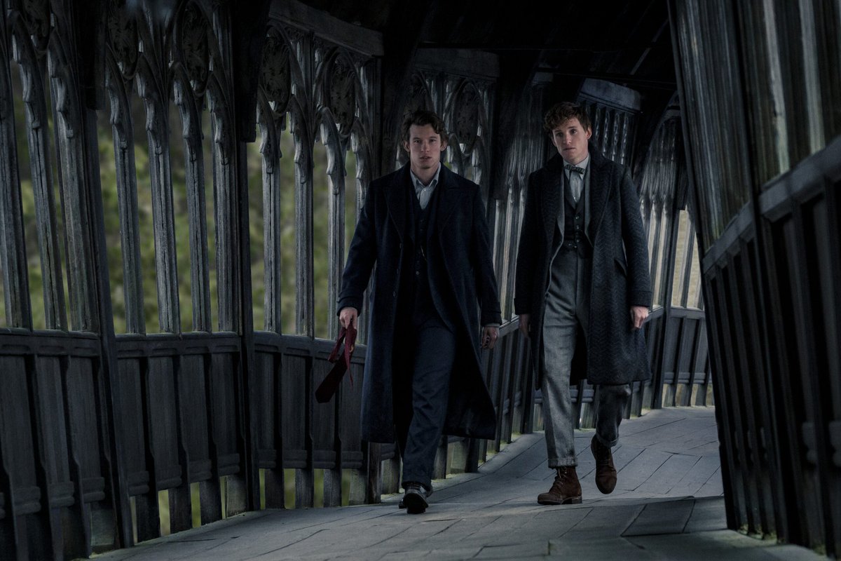 cturnerupdate's tweet photo. New 'Fantastic Beasts 3' still π via @MauraLeamy #fantasticbeasts #thesecretsofdumbledore #scamanderbrothers https://t.co/YaeonDVKOB