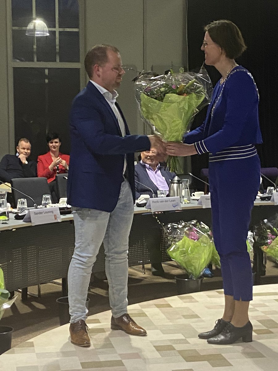 Vanavond afscheid genomen van drie raadsleden: Job, Sander &amp; Harold (helaas afwezig) dank  voor alles wat jullie de afgelopen vier jaren voor onze fractie hebben betekend!