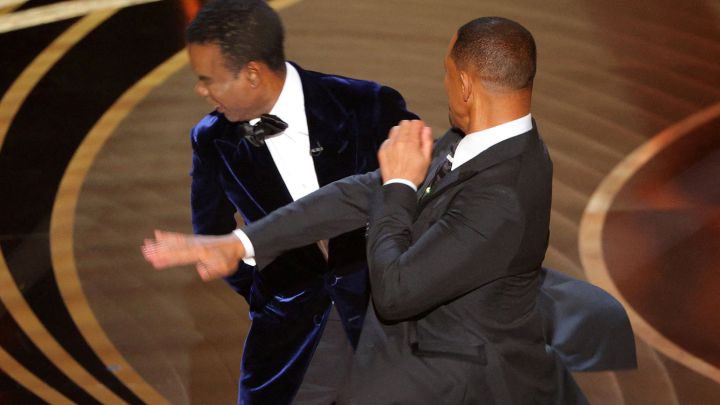 NeilParfitt's tweet photo. Men in Slap.  #WillAndChris #WillSmith #AcademyAwards2022 #ChrisRock https://t.co/zv0RZjQVDQ
