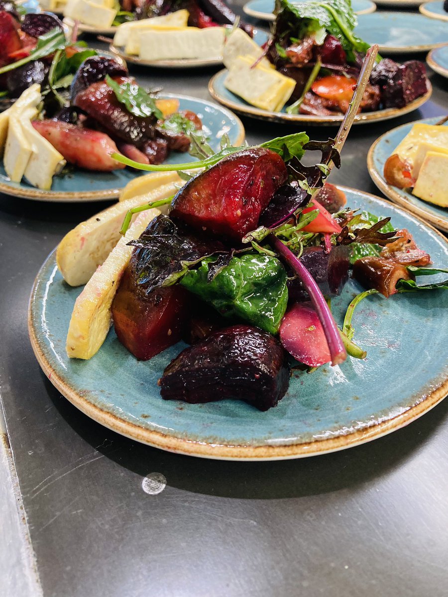 Need some local veggies in your life? Come by 10th st and try this roasted beet and kale salad