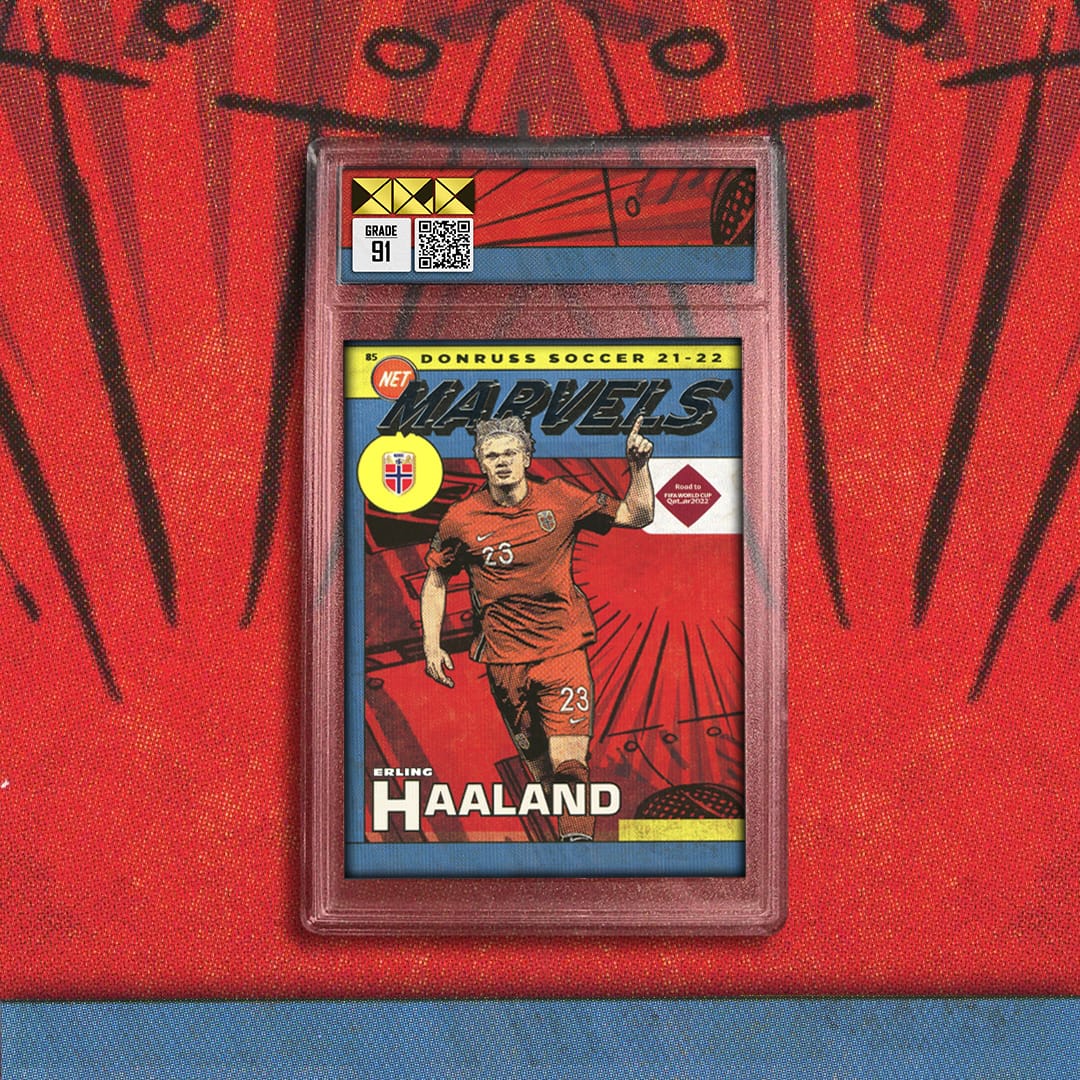 digital_grading's tweet photo. 🏆 Competition Time 🏆 Win this Haaland Marvel's DGC grade 91. Simply like, follow, RT and comment how many Haaland cards you have in your collection. https://t.co/GK0tNw5Oz4