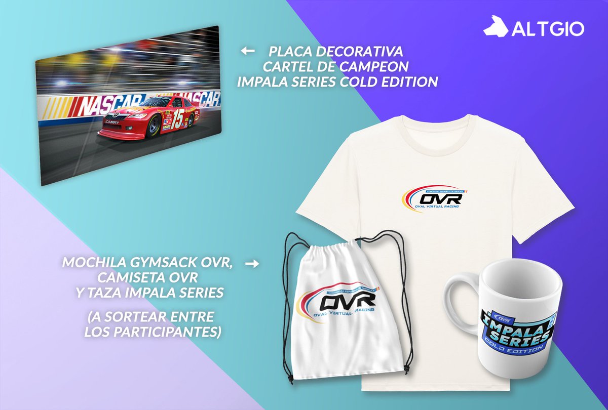 Ultima carrera del campeonato, quedaros a final de la retransmisión de <a href="/mrock60ramones/">Manolo Rock · RamOnes Oval Spain ®</a> para conocer al ganador del sorteo de productos Altgio