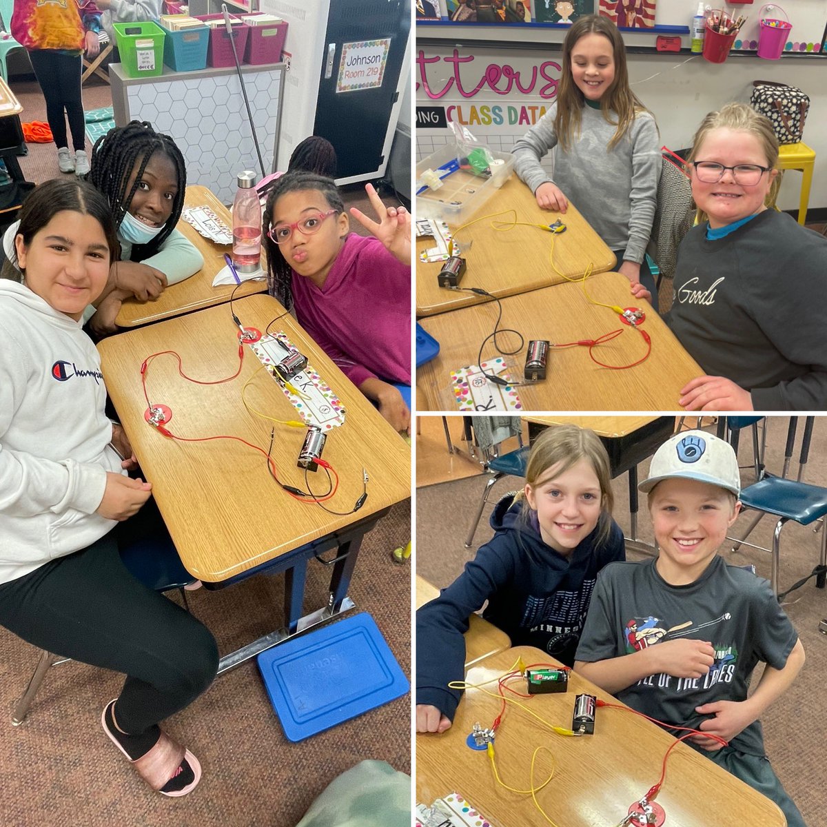 MrsJohnsonSGR4's tweet photo. Creating Electric Circuits in Science today! 💡@sgrspuds https://t.co/gqcru3UaMr
