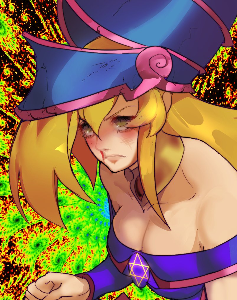 dark magician girl won the p4tr30n poll:D.